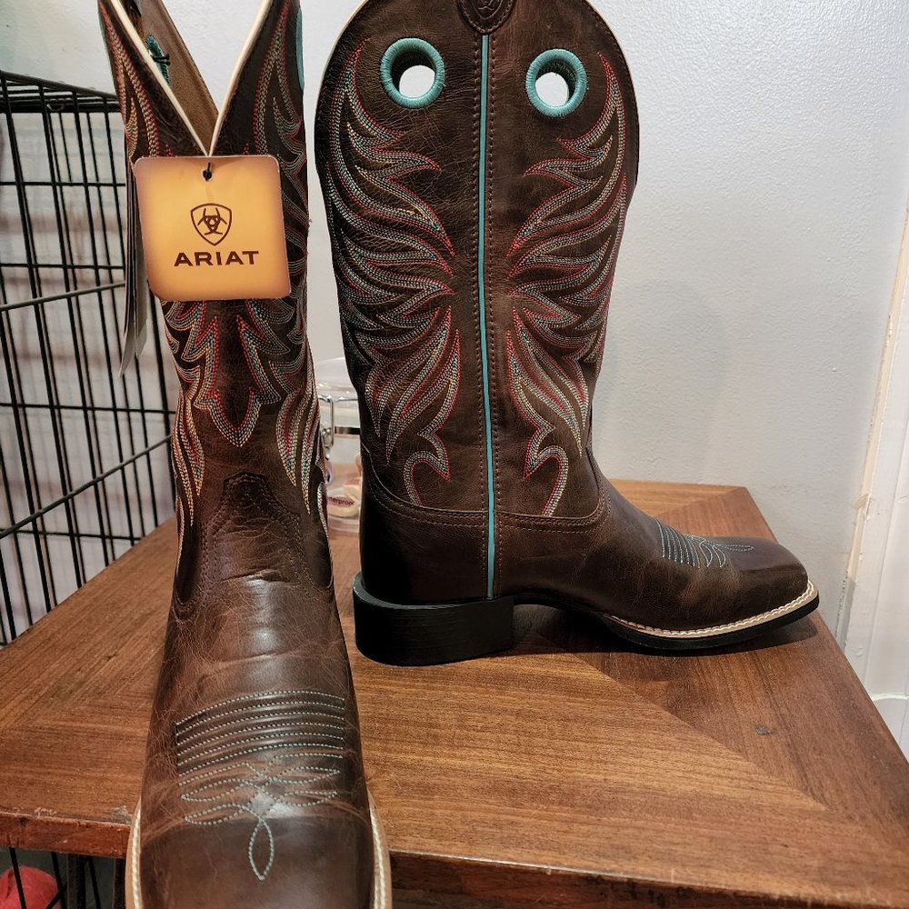Ariat Womens Round Up Ryder Cowboy boots